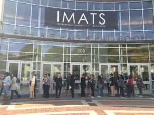 front of imats conference center building