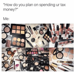 tax money makeup
