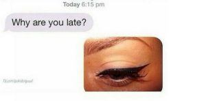 why are you late winged eyeliner